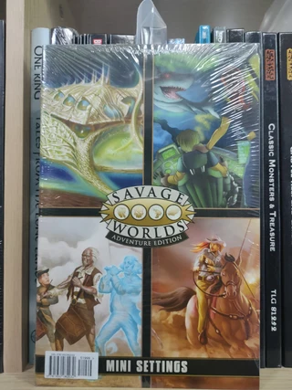 Savage Worlds RPG: Game Master Screen & Mini Settings